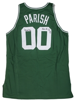 1992-93 Robert Parish Game Used and Signed Boston Celtics Jersey (Beckett)